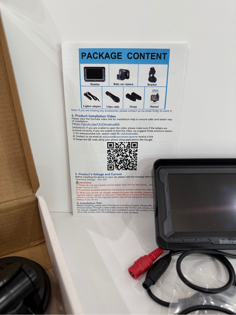 Baby Car Camera Monitor - Picture 6 of 8